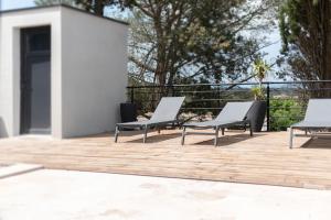 Maisons de vacances Exceptional villa with swimming pool : photos des chambres
