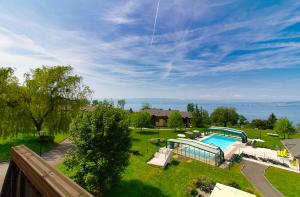 Appartements Le Garden - Vue lac - Parking - Evian - Lugrin : photos des chambres