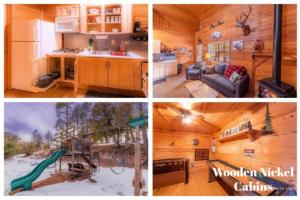 Cabin#2 Elk Hallow - Pet Friendly - Sleeps 6 - Playground & Game Room