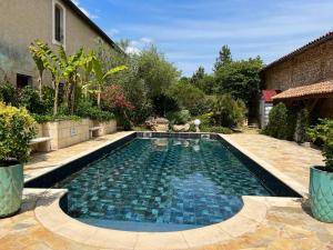 Maisons de vacances Maison de 2 chambres avec piscine partagee jacuzzi et jardin amenage a Saint Front de Pradoux : photos des chambres