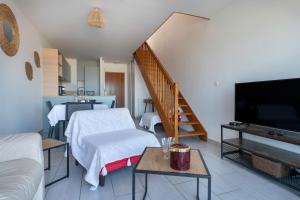 Appartements Face Mer, appartement Le Soleil Couchant pour 4 : photos des chambres