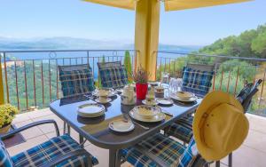 Villa Rose above Agni with amazing views