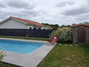 Maisons de vacances Elegante Maison avec piscine privee - Bougue : photos des chambres