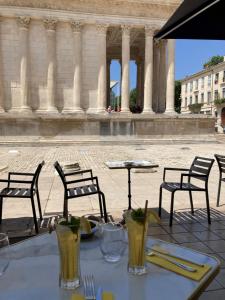 Le studio Dauguste- Cœur de Nîmes-chaleureux-emplacement idéal