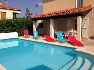 Villas Villa de 4 chambres avec piscine privee jardin clos et wifi a Le Boulou : photos des chambres