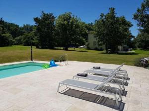 Maisons de vacances Spectacular Gascon Farmhouse, Private Pool, sleeps 10, 4 bathrooms : photos des chambres