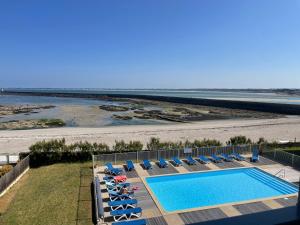 Appartement face mer Le Croisic , piscine privée et plage