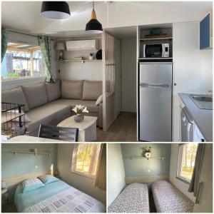 Charmant Mobilhome avec espace vert au milieu des pins proche de la plage sur le camping "les dunes de contis"