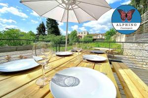 Le Monet, spacieux avec terrasse privée