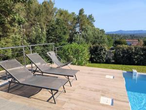 Villas Villa moderne, calme avec piscine proche d'Aix-en-Provence : photos des chambres