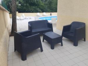 Appartements Gite Canoe Piscine chauffee et Spa en Ardeche Meridionale : photos des chambres