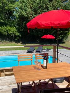 Maisons de vacances House with private pool : photos des chambres