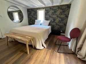 Maisons de vacances L'Echoppe en ville : photos des chambres