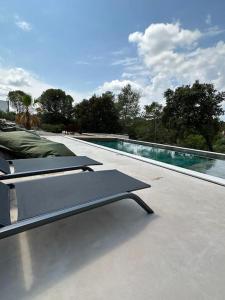 Villas VILLA AVEC PISCINE LA GARRIGUE : photos des chambres