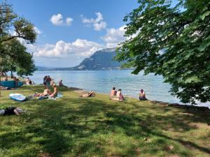 Appartements A 200 metres du lac d'Annecy, spacieux appartement 3 chambres avec terrasse et jardin : photos des chambres