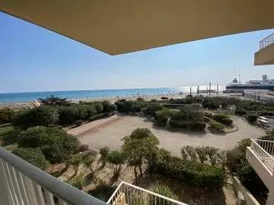 T3 Moderne 6p au bord de la mer, Le Barcarès, parking et terrasse - FR-1-81-593 - Port Leucate