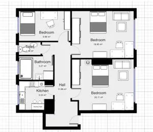 Harrow Town Centre 3 Bed Flat - Sleep up to 5 people, close to London Underground - Harrow on the Hill