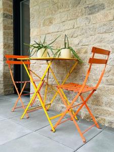 Appartements L'Hermine terrasse et parking, 500 plage : photos des chambres