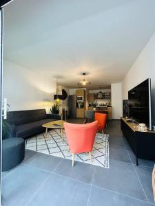 Appartements L'Hermine terrasse et parking, 500 plage : photos des chambres
