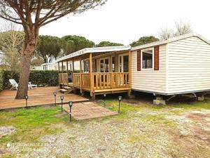 Campings MOBILHOME 3 CHBRES 2 SDE 2 WC LV LL TV CLIM TOUT CONFORT : photos des chambres