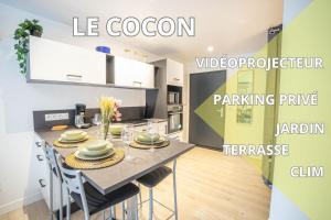 Appartements NEW Le Cocon*Clim*Videoprojecteur*Parking*Wifi-CoHote Conciergerie Montpellier : photos des chambres