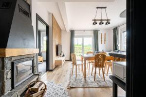 Willa Jędrek z Sauną, Kominkiem i Tarasem