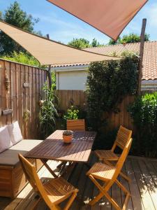 Maisons de vacances Cocon entre presqu'ile du Cap Ferret et plages oceanes - terrasse - 1 velo gratuit : photos des chambres