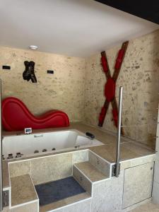 Maisons de vacances L'indiscrete Love Room - Hammam-Sauna-SPA : photos des chambres