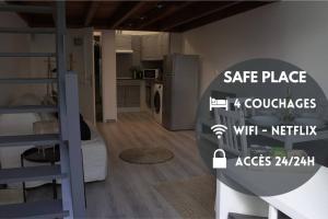 Appartements SaafePlace-4pers-Wifi-KeyBox-24sur7 : photos des chambres