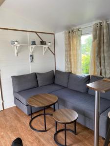 Tentes de luxe mobilhome sur camping prive : photos des chambres