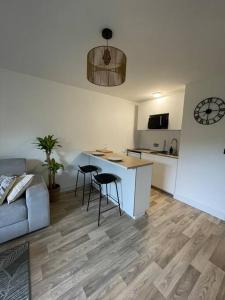 Appartements Studio au pied du tram avec Jardin et Parking : photos des chambres