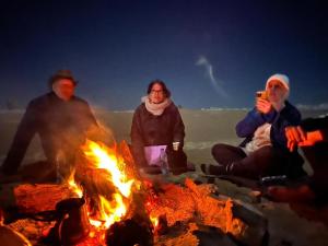 Egypt white and black desert with Camping