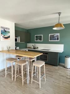 CassisCentre-pour famille-piscine plage - 4pers