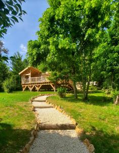 Lodges La Cabane du Domaine des Ecus d'Or : photos des chambres