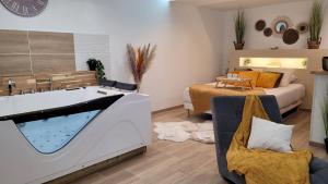 B&B / Chambres d'hotes Grand Studio magnifique avec Spa privatif illimite : photos des chambres