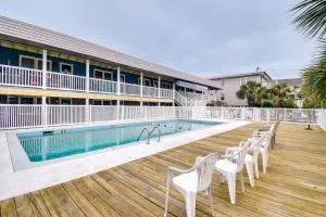 Steps to Ocean North Myrtle Beach Condo with Porch! - Cherry Grove Beach