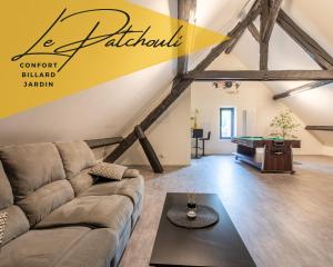 Maisons de vacances Le Patchouli Billard, Jardin & Confort : photos des chambres