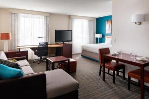 Queen Studio with Sofa Bed room in Residence Inn by Marriott Las Vegas Hughes Center