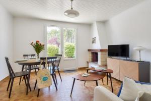 Maison pour 5 entre plage et forêt