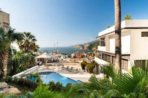 Villa Palmitas acogedor departamento nivel piscina gigante jardines