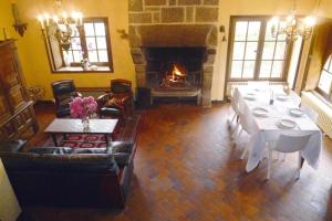 Mill in Brittany by River Aulne with Kayaks