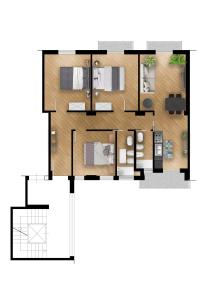 Three-Bedroom House room in Maqu&da House