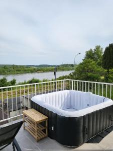 Appartements Grand Appartement avec Terrasse vue sur la Loire Parking Velo a 5min de Blois : photos des chambres