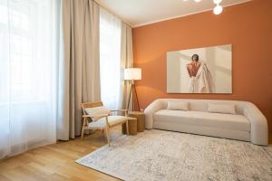 Bright 3-room apartment with a king-size bed
