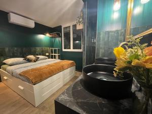 Appartements Le SPEAK EASY / JACUZZI ET SAUNA : photos des chambres