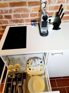 RED BRICKS basement studio apartment