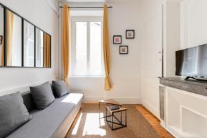 Appartements Charmant 2 pers atypique avec terrasse-metro Valmy : photos des chambres