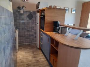 Studio cabine 6 personnes au pied des pistes à Gourette, séjour avec balcon, parking - FR-1-400-117