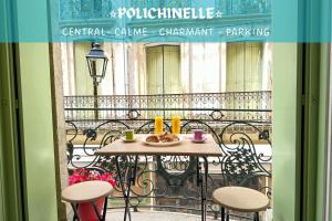 Appartements Polichinelle Hyper Centre - Wifi - Balcon & Parking Proche : Appartement 1 Chambre