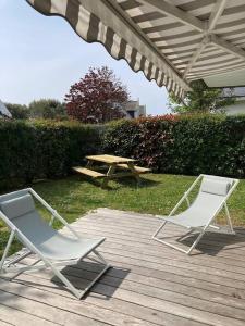 Appartements Le GLAZ * Grande plage & commerces a pied * Jardin : photos des chambres